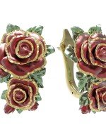 Серьги из лимонного золота 585 пробы