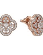 Серьги из золота 585 пробы c бриллиантами