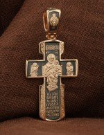 Крест из золота 585 пробы