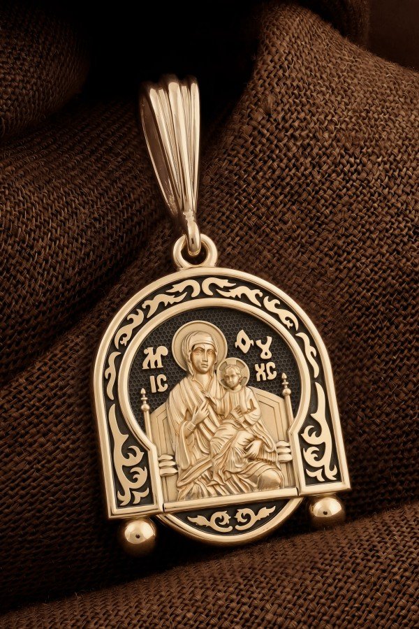 Образок из золота 585 пробы