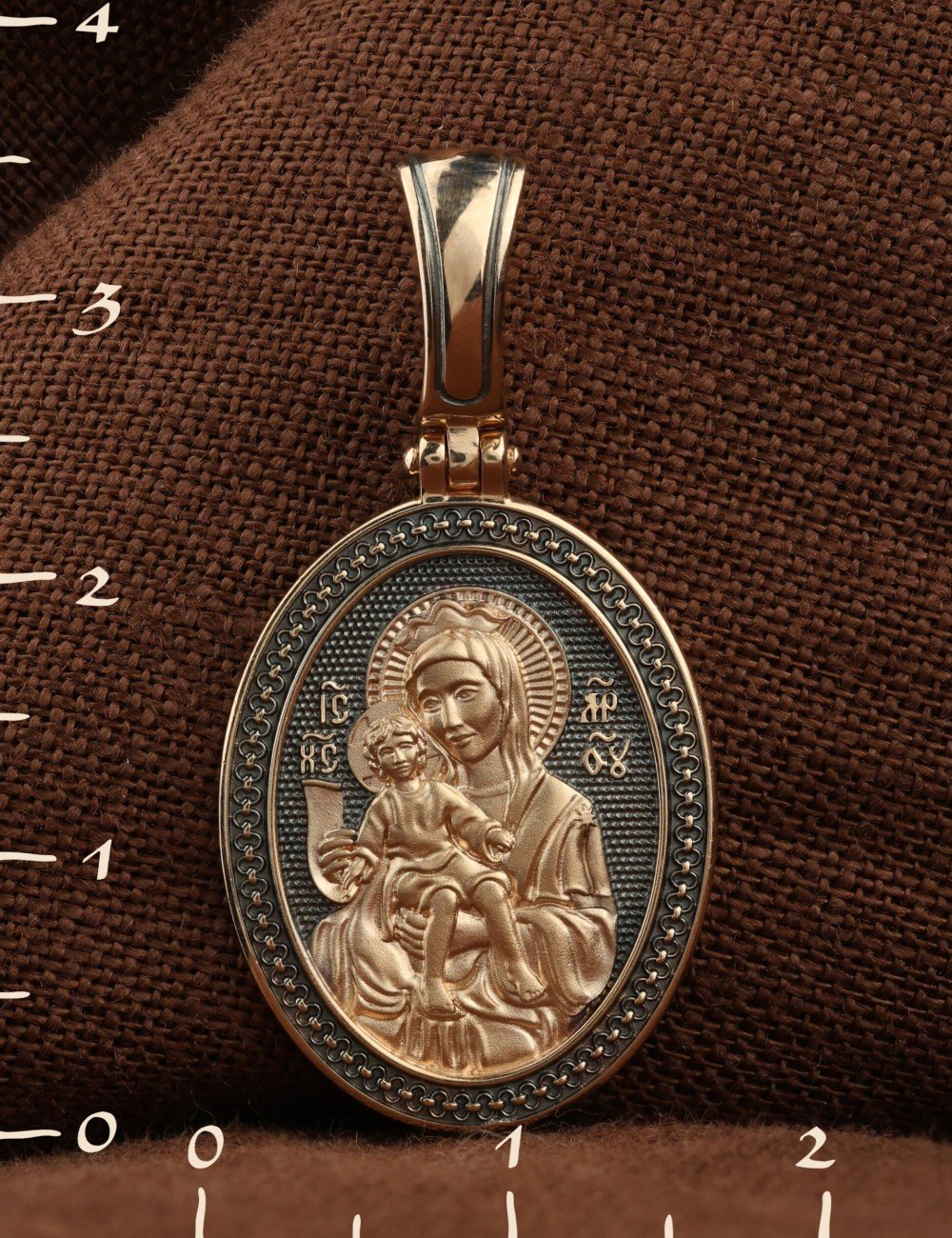 Образок из золота 585 пробы