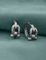 Серьги из белого золота 585 пробы