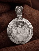 Образок из белого золота 585 пробы