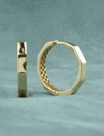 Серьги из лимонного золота 585 пробы