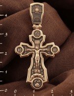 Крест из золота 585 пробы