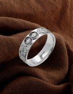 Кольцо из белого золота 585 пробы
