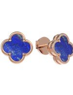 Серьги из золота 585 пробы c лазуритом