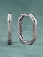 Серьги из белого золота 585 пробы