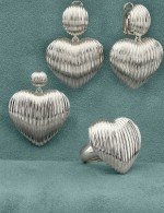 Серьги из белого золота 585 пробы