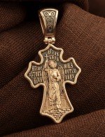 Крест из золота 585 пробы
