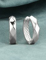 Серьги из белого золота 585 пробы
