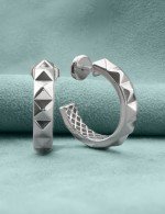 Серьги из белого золота 585 пробы