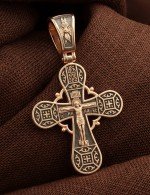 Крест из золота 585 пробы