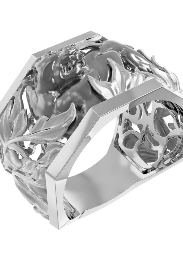 Кольцо из белого золота 585 пробы