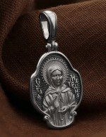 Образок из белого золота 585 пробы