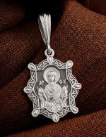Образок из белого золота 585 пробы