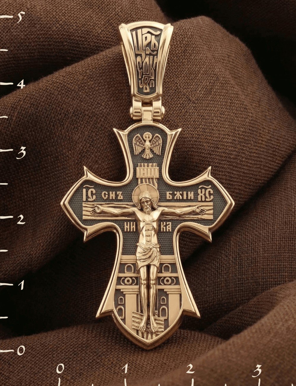 Крест из золота 585 пробы