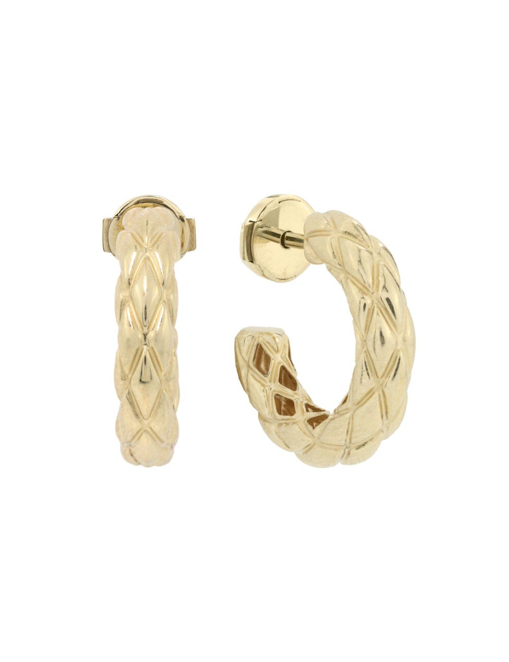 Серьги из лимонного золота 585 пробы